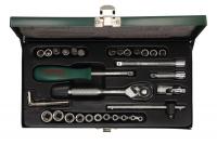 Socket Set 1/4 33pcs cap 6k short