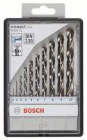 Bosch - Bit Sets Metal Robust Line HSS-G (ground) point angle 135 ° 1.0, 2.0, 3.0, 4.0, 5.0, 6.0, 7.0, 8.0, 9.0, 10.0