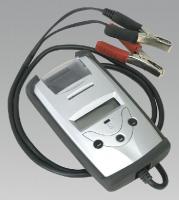 Sealey Battery Tester 6-12V, charging systems and control voltage of 12 V and 24 V, equipped with a printer
