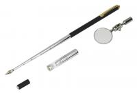 Sealey Inspection Kit consisting of a telescopic magnetic grapple with LED, pen and mirror, 4 pcs