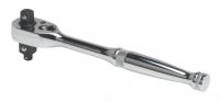 Bilateral knob Sealey Ratchet Socket 3 in 1 1/4 3/8 and 1/2, reinforced, hardened and polished steel