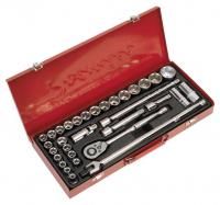 Sealey Socket Set 32 1/2 with accessories, systems and DuoMetric WallDrive
