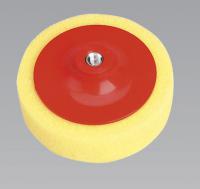 Sealey Overlay polishing with a soft sponge 150 x 50mm M14 Yellow / Rough