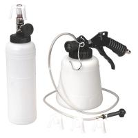 Sealey kit to replace the brake fluid reservoir and 0.75 L plastic bottle filling vacuum work