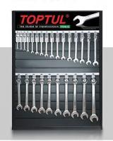 TOPTUL Tools Exhibition, Combination wrench, 26SZT, 6-32mm, the set does not contain an array TDAH7010 and hooks TEAA0105