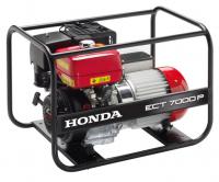 Honda EC7000 generator unit with maximum power of 7 kVA three-phase and 4 kW with voltage stabilizer so. AVR