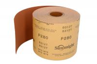 Role brusného papíru o zrnitosti P280, 115mmx50m, barva béžová.