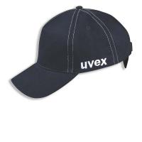 Lekki hełm ( kask ) czapka  ochronny  uvex u-cap spotr kolor czarny rozmiar 55-59 mm