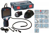 BOSCH GIC 120 C 10,8x1,5Ah LB Akumulatorowa kamera inspekcyjna 3,5' (endoskop), średnica głowicy 8.5 mm, wyświetlacz 320 x 240 px
