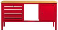 FAST workbench with 2 cupboards (4szuflady one door)