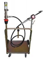 RAASM set 3:1 oil pump for 200 l drums, electronic counter capacity of 20 l / min, in a wheelchair
