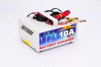 The rectifier 12V max 10A peak current in a metal housing with electronic protection against overcharging the battery