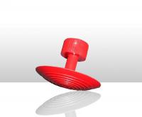 Round red spherical cone d = 32mm