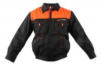 Odzież robocza i ochronna (bluza), rozmiar: M, gramatura materiału: 280g/m2, kolor: czarny/pomarańczowy