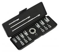 Sealey Socket Set of 18 1/4 with accessories