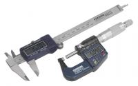 Sealey Measuring Tool Kit, caliper and micrometer external, 2 pcs