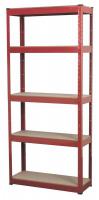 Sealey Workshop Rack with 5 shelves, max. load of 150 kg each, steel, robust design.
