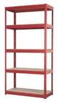 Sealey Workshop Rack with 5 shelves, max. load of 350 kg each, steel, robust design.