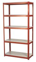 Sealey Workshop Rack with 5 shelves, max. load of 500 kg each, steel, robust design.