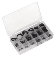 Sealey ring set in a box with dividers, 285 pcs