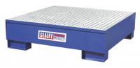 Sealey Stand barrel for oil, dimensions 1200 x 1200 x 340mm