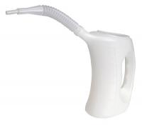 Sealey Plastic jug with scale and flexible funnel 5l.
