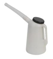 Sealey oil container with a lid, and flexible funnel 2l