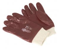 Sealey chemical gloves made ??of PVC.