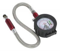 Sealey tool to check the tire pressure with a pressure gauge, hose, 0-8bar