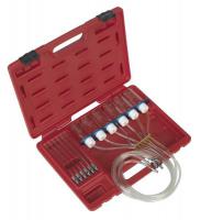 Sealey tool to check the amount of fuel injectors is returned in diesel engines up to 6 cylinders