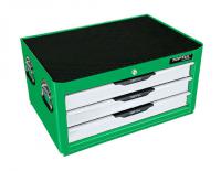 TOPTUL Toolbox, a series of pro-line, the number of drawers: 3, green