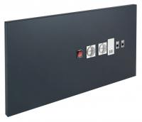 TOPTUL Panel idealny do instalacji gniazd elektrycznych, wymiary: 689x20x342