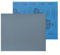 Voděodolný brusný papír MATAODR 991 o zrnitosti P60, rozměr 230x280 mm, barva modrá. Balení 50 ks.