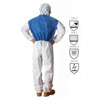 Odzież robocza i ochronna (kombinezon lakierniczy) ALPHATEC, rozmiar: L, kolor: biały/niebieski