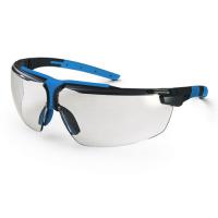Okulary ochronne z zausznikami uvex i-3, UV 400, kolor szybek: bezbarwny, normy: EN 166; EN 170, kolor: Antracytowy/Niebieski