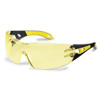 Okulary ochronne z zausznikami uvex pheos, UV 400, kolor szybek: bursztynowy, normy: EN 166; EN 170