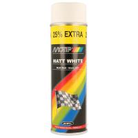 Lakier (0,5 l) biały, akrylowy, mat, sposób aplikacji: spray