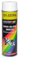 Lakier (0,5 l) biały, akrylowy, połysk, sposób aplikacji: spray