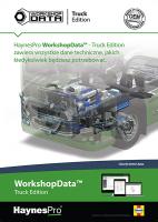 HaynesPro WorkshopData TRUCK, baza danych on-line, liczba stanowisk: 4 szt., subskrybcja (abonament): 1 rok
